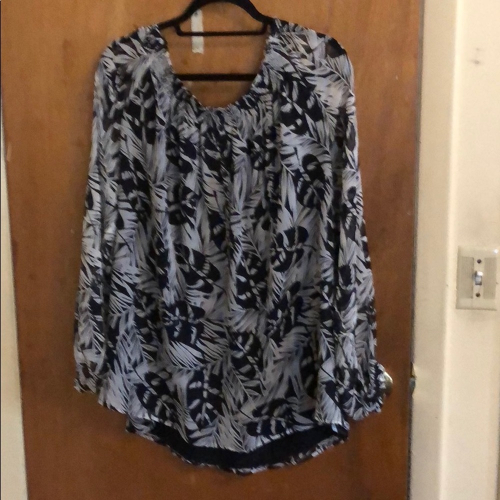INC Floral Print Blouse - Picture 1 of 4